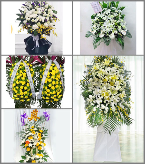海南海口市龙华区龙泉镇东占社区白事花篮预定